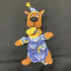 Scooby Doo Pajama Night Shirt Moon Stars Cartoon Network 8"Plush 1998